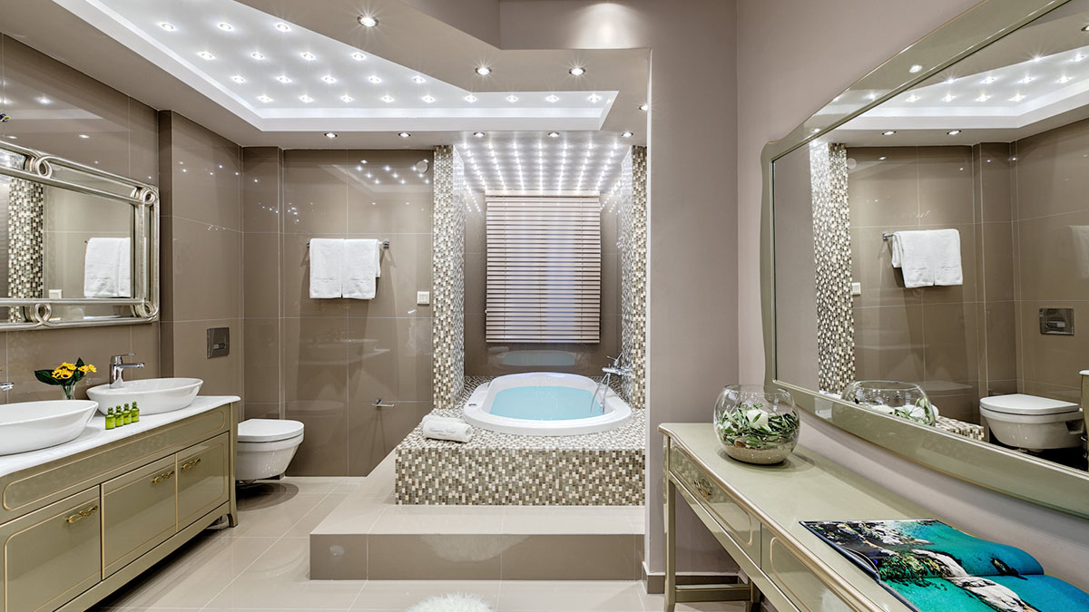 Deluxe Two Bedroom Suite Apartment with Privet Pool and Hydro Massage