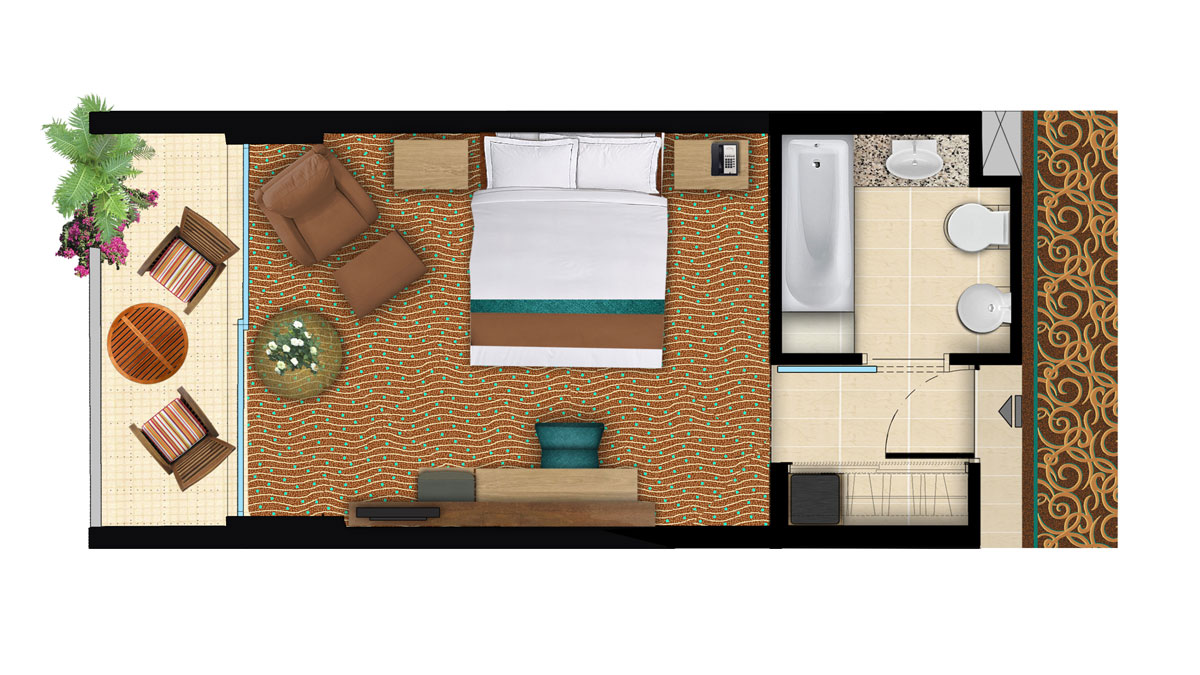 Deluxe Room Inland View