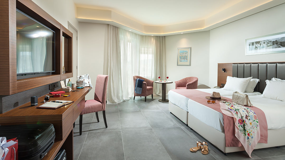 Twin Inland View With Balcony