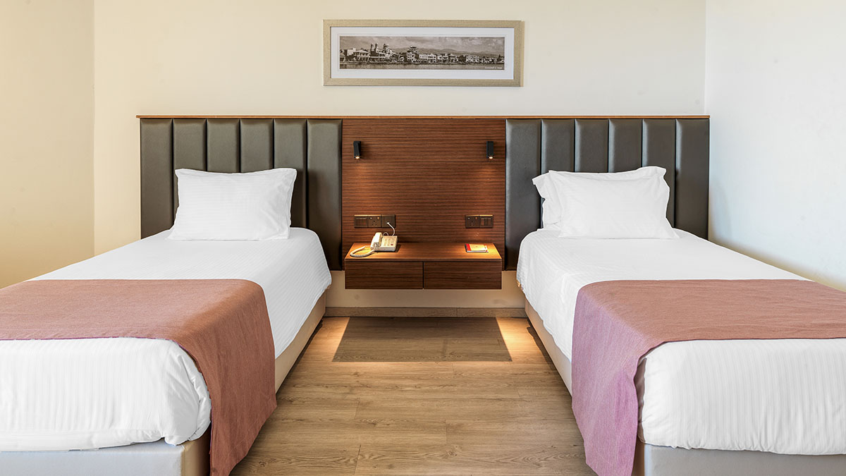 Twin Inland View With Balcony