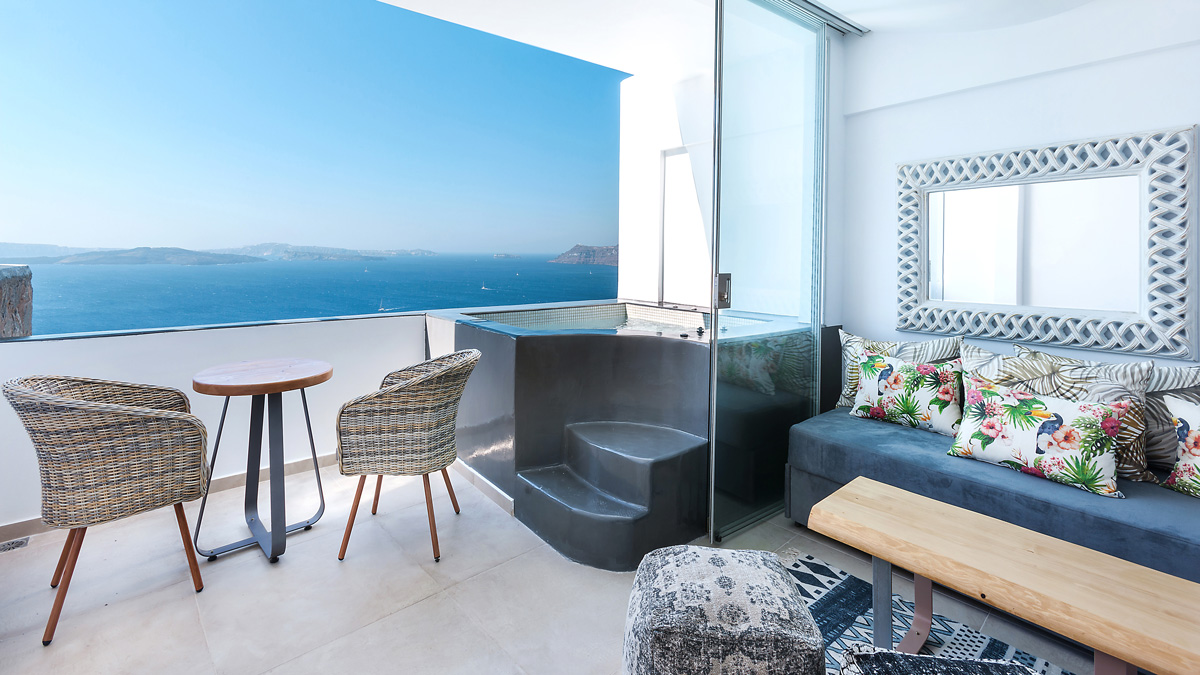 Maisonette with Outdoor Hot Tub Caldera View 