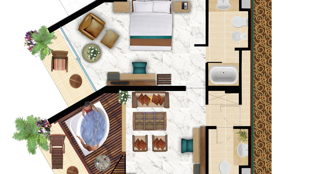 Executive Suite Sea View (window Jacuzzi)