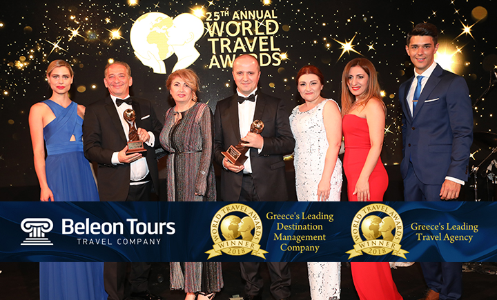 Beleon Tours is a twice gold medalist of World Travel Awards 2018